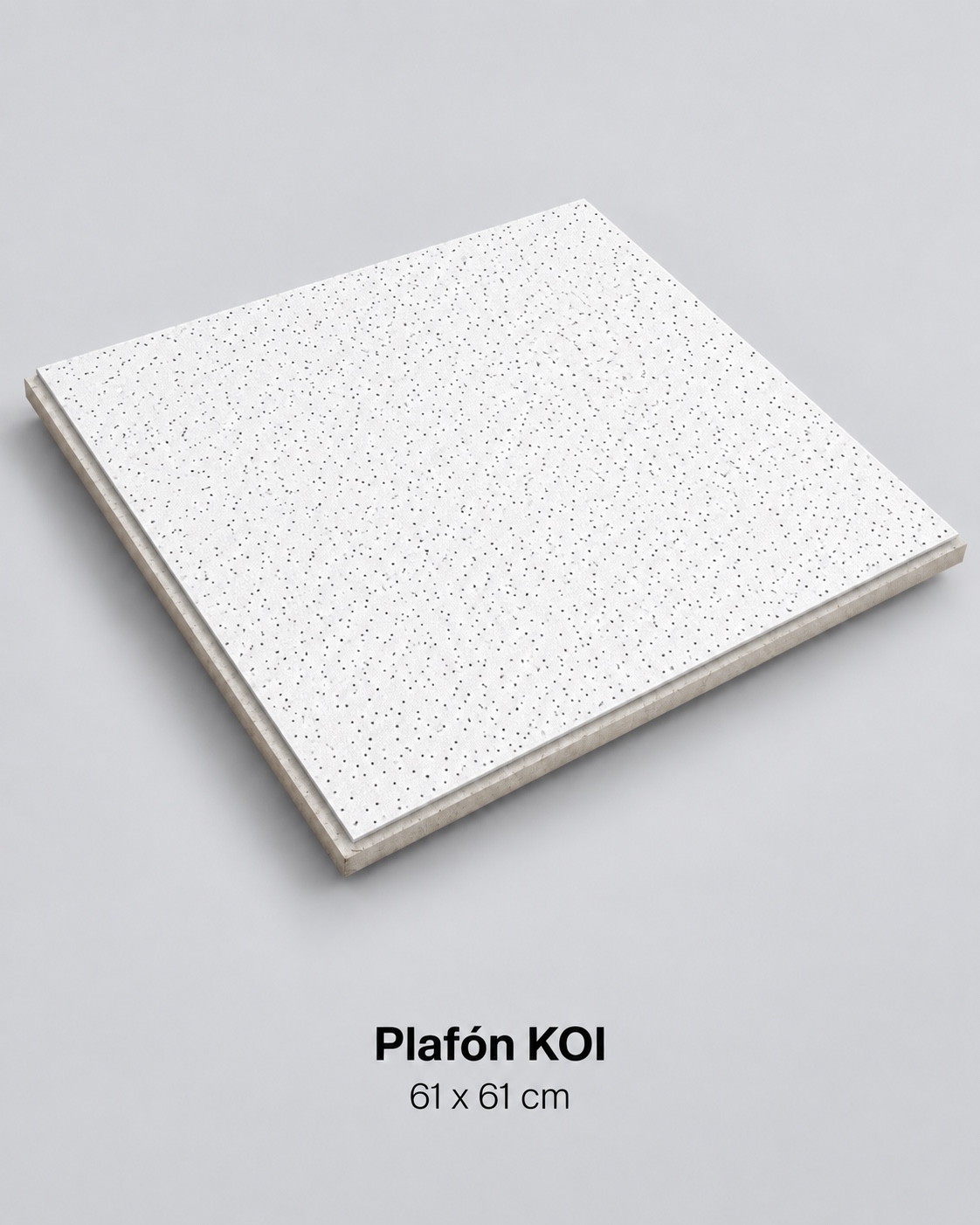 Plafón blanco KOI de 61 × 61 cm